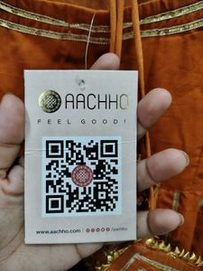 NEW Aachho Orange Kurta Set