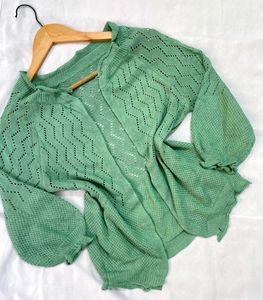 Pinterest Crochet Open Cardigan D