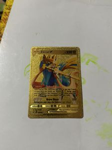 Pokemon Rare Gold Card Zaican V