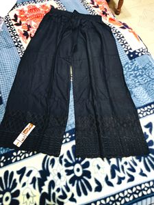 Best Quality Rayon Embroidery Palazzo Free Size