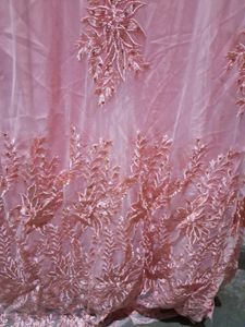 Embroidered Pink Dress