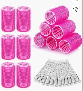 12 Hair Rollers & Clips set