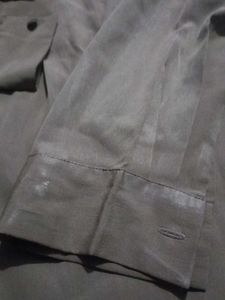 Brown V-Neck Blouse