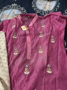 Elegant Pink Kurta Set
