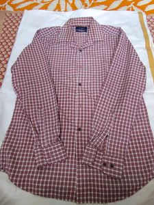 Men Formal Shirt - Grape Color Checked