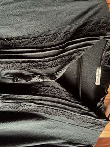 Black Lace Trimmed Top