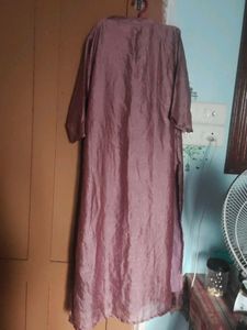 Mauve Embroidered Kurti