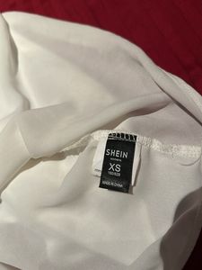 shein white halter top