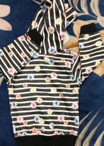 Cute Girl&#39;s Graphic Hoodie