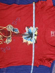 Red Paris Graphic Tee