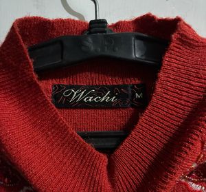 Elegant Embellished Knit Sweater