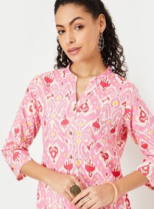Women Printed Straight Kurta