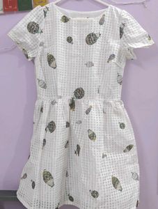 Cute Balloon Print Dress