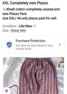 XXL size Palazzo New