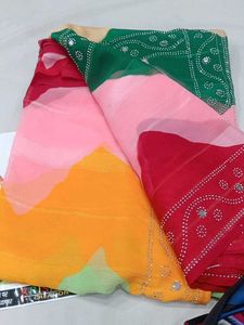 Multicolored Saree