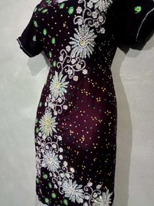 Elegant Embroidered Ethnic Dress