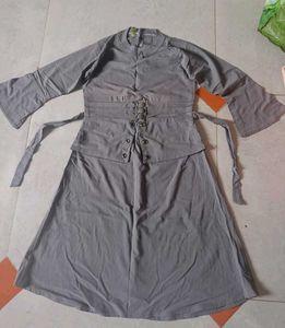 Grey Midi Dress