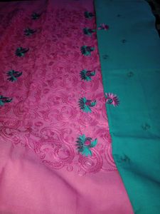 Unstitched Sequence work Embroidered Dress Materia