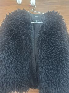 Fuzzy Black Jacket