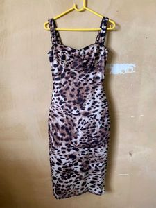Animal Print Bodycon Dress