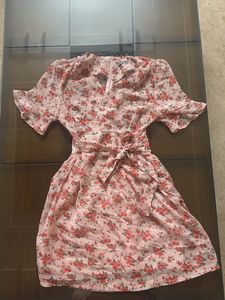 Floral Wrap Dress