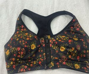 Floral Print Bra