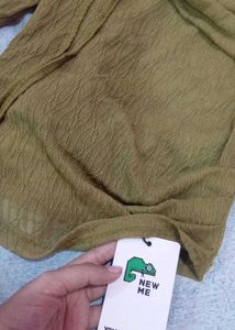 Olive Green Tie Top
