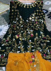 Emerald Green Embroidered Tunic