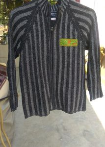 Black Strip Sweater
