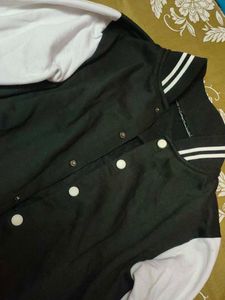 Varsity Jacket - Black &amp; White