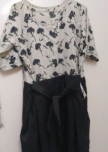 Floral Print Casual Dress | Brunch Date outfit