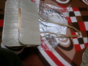 New Without Tag Stylish Rose Gold Party Clutch