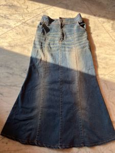 Combo Skirt And Cardigan