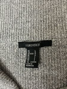 Gray Long Sleeve Bodysuit