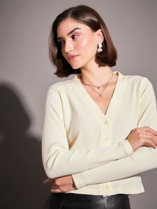 Pintresty korean  🌸Elegant Cream Cardigan