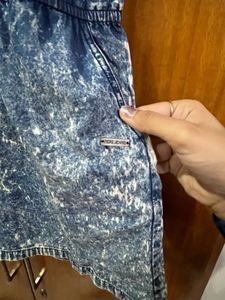 Denim Romper