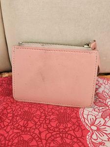 Pink Card Holder Wallet