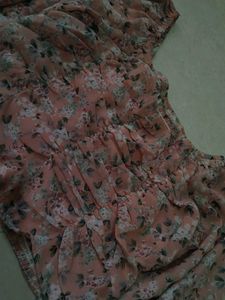 Floral Pink Crop Top Kavyas
