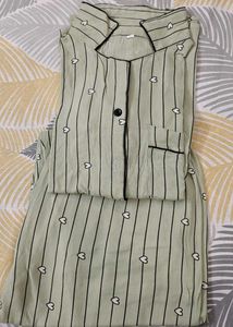 Heart Print Pajama Set