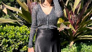 Sparkling Silver Embellished Top✨🖤