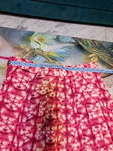 Pink Skirt And Dupatta