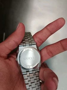 Gucci Steel Back Watch