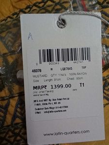 Branded Yellow Short Kurti Type Top.
