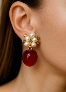 Cherry Drop Earrings