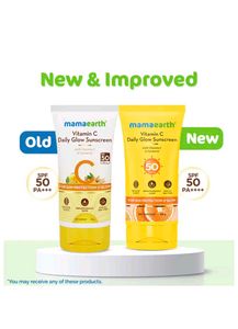 Mamaearth Vitamin C Daily Glow Sunscreen for Tan P
