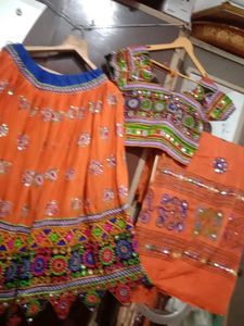 Orrenge Garba Choli