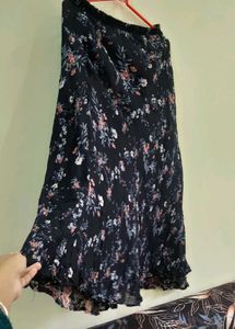 Printed Georgette Skirt🖤