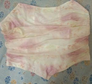 Floral Strapless Top