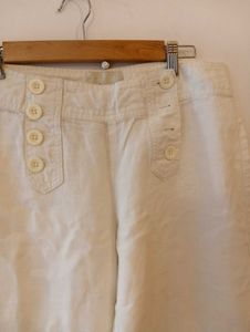 Elevenses Anthropologie Linen Pants