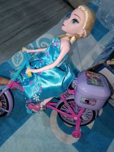Frozen Snow Ice Musical Bicycle Toy